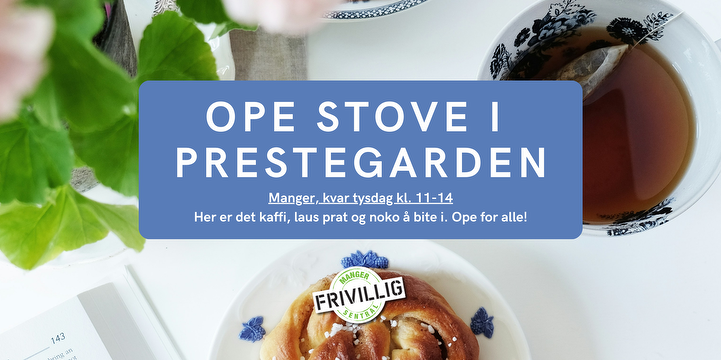 Bilde/illustrasjon for Ope stove i Prestegarden Ope stove i Prestegarden
